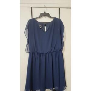 Women's Navy Dress Like New XL.
